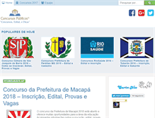 Tablet Screenshot of concursospublico.net